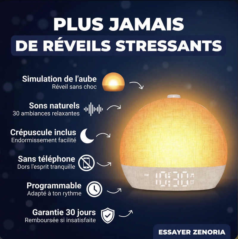 Réveil Simulateur d'Aube — Zenoria