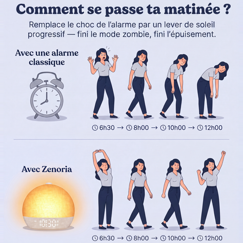 Réveil Simulateur d'Aube — Zenoria