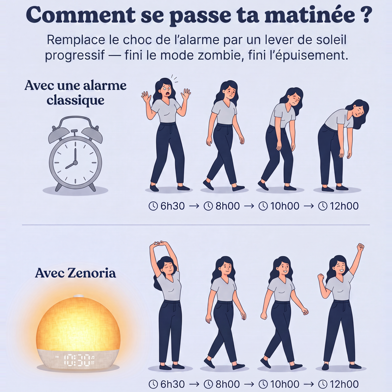 Réveil Simulateur d'Aube — Zenoria