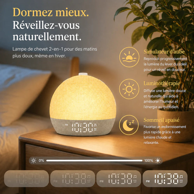 Réveil Simulateur d'Aube — Zenoria